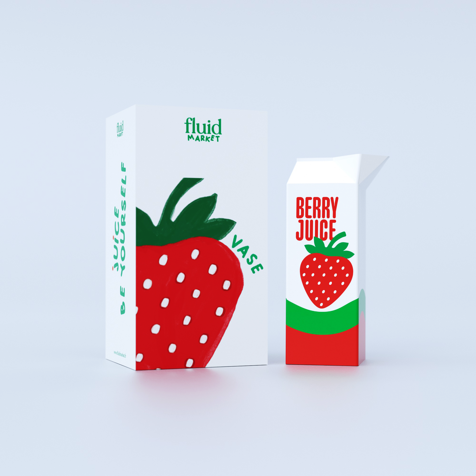 Vase Berry Juice (Braderie)