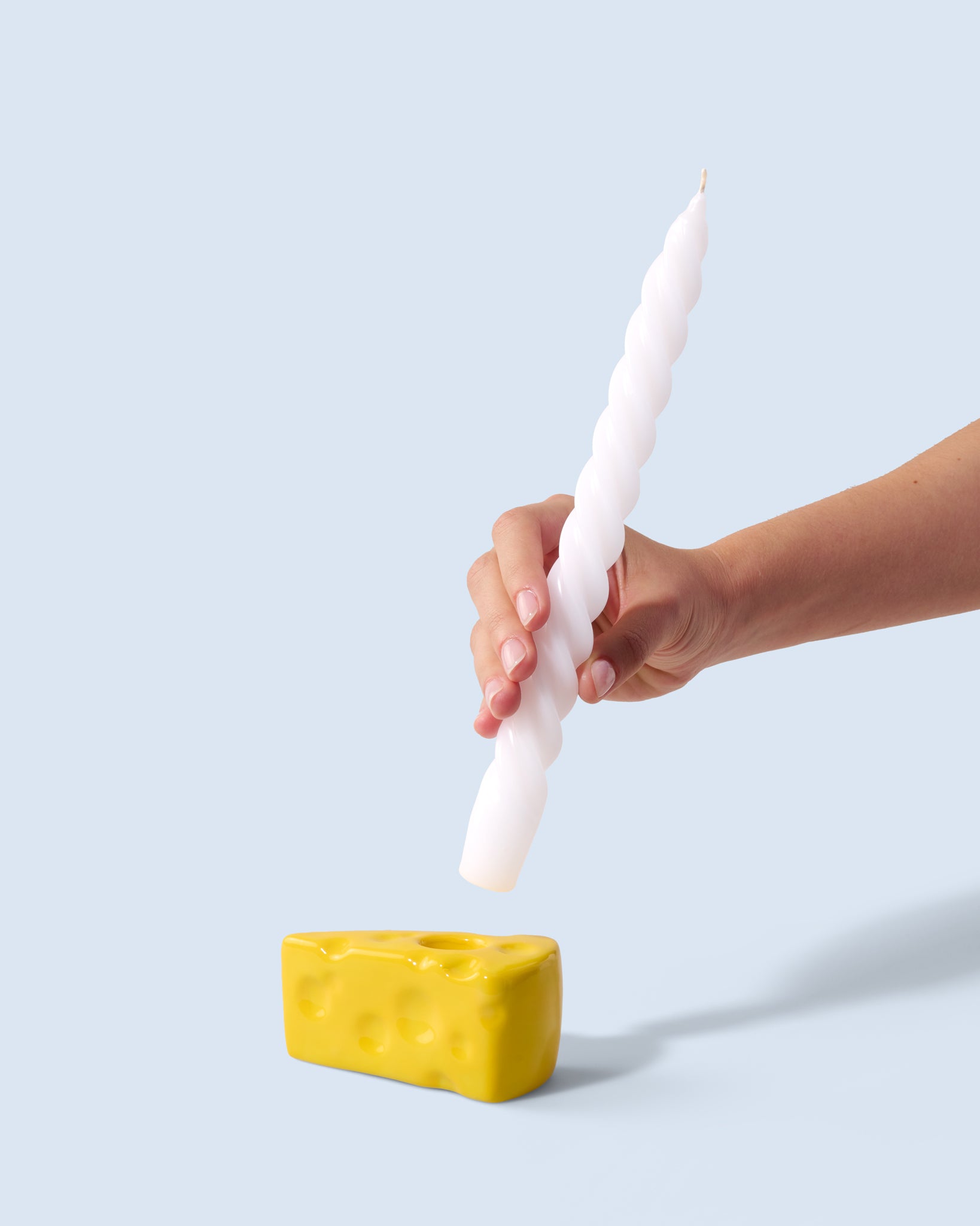 Cheese Candle Holder