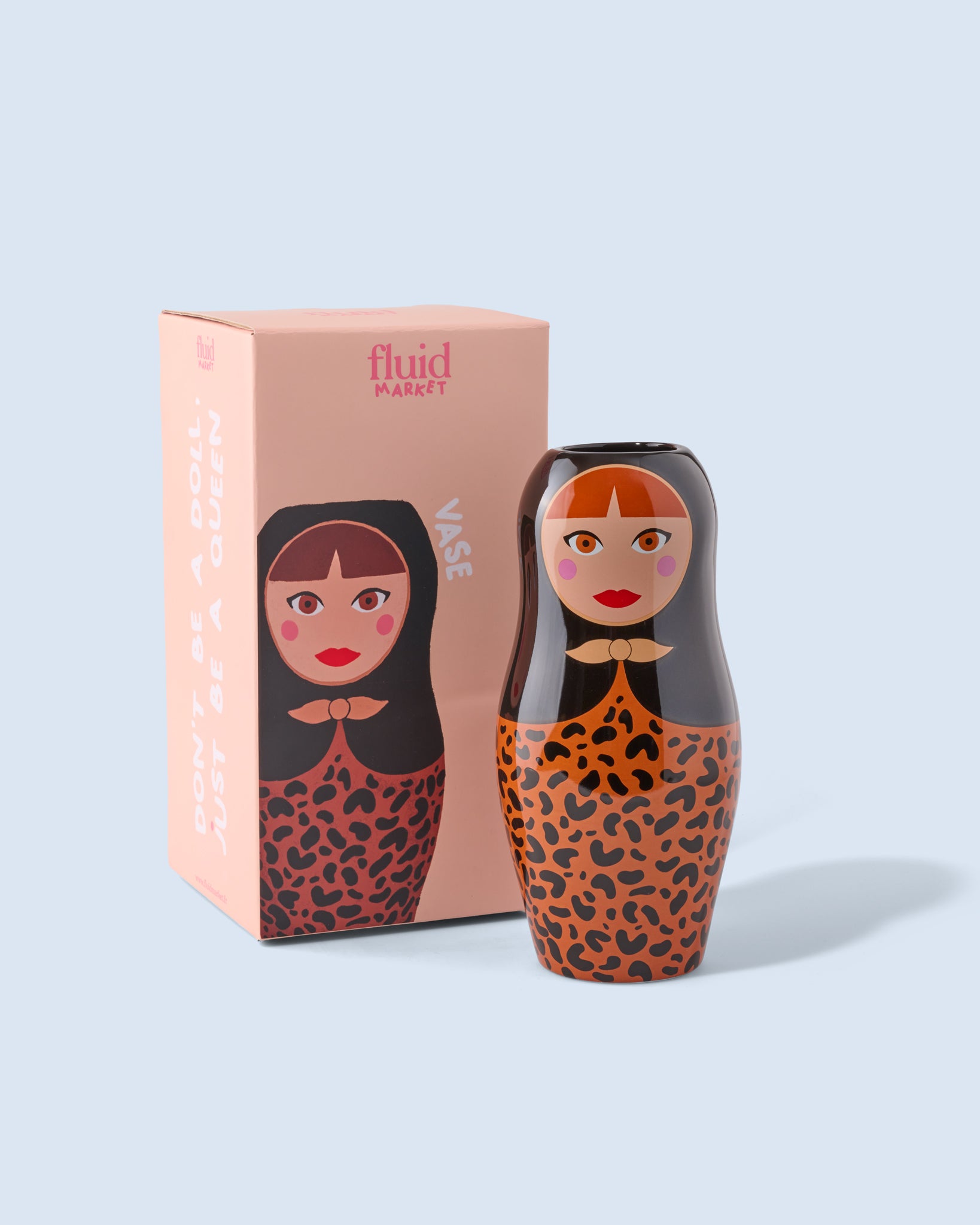 Vase Dolls Leopard