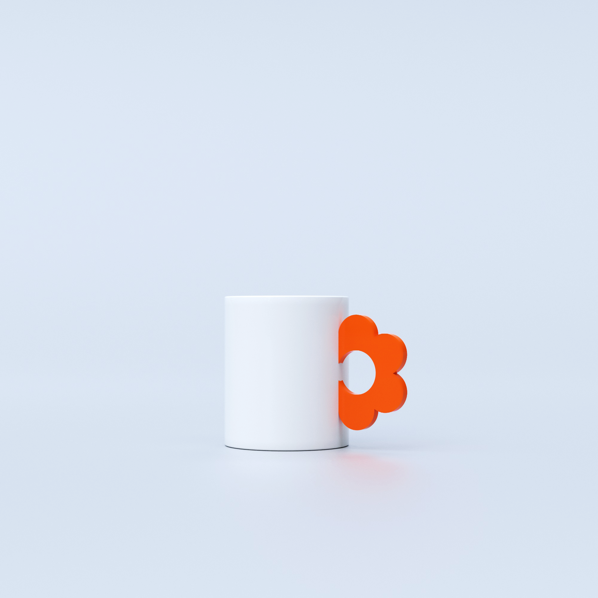 Mug Flower orange
